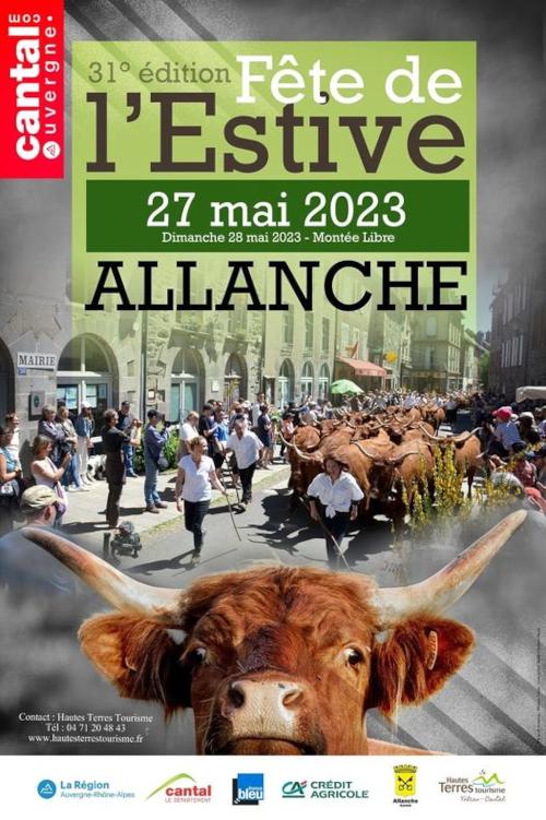 Affiche de la Fête de l'estive d'Allanche