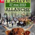 Affiche de la Fête de l'estive d'Allanche