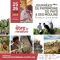 L'affiche de la 24e édition des Journées du Patrimoine de Pays et des Moulins