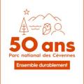 Affiche des 50 ans du Parc National des Cévennes