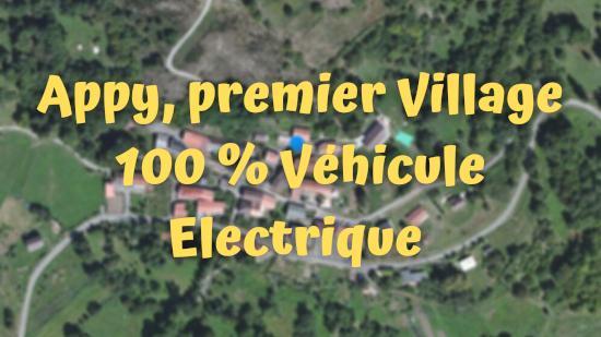 Appy, premier Village 100 % Véhicule Electrique