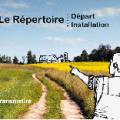 Le bandeau du site du répertoire à l'installation agricole