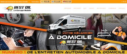 Une capture d'écran du site web de la société Best'Oil