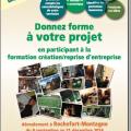 Affiche de la formation création/reprise d'entreprise du Crefad Auvergne