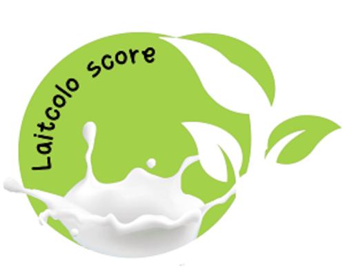 Le logo du Laitcolo score créé par le réseau Invitation à la Ferme