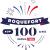 Le logo des 100 ans de l'appellation d'origine Roquefort
