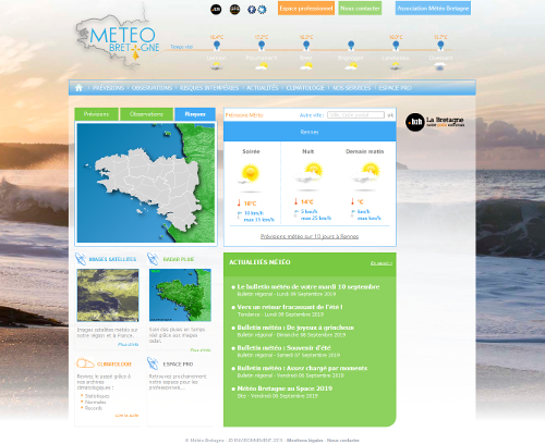 Prévisions météo, nos coups de coeur du web sur le sujet