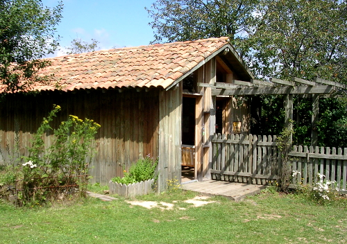 L'accueil et la boutique du jardin de Saint-Martin