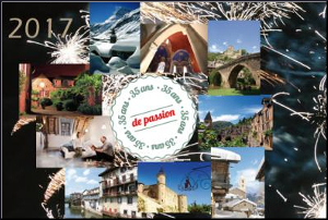L'affiche des 35 ans de l'association Les plus beaux villages de France