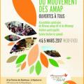 Affiche des rencontres du mouvement des AMAP